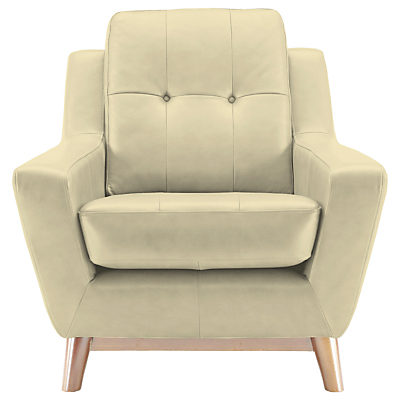 G Plan Vintage The Fifty Three Leather Armchair Capri Stone